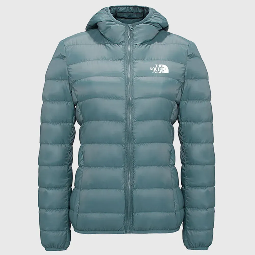 Chaqueta extragrande con capucha y plumón plegable