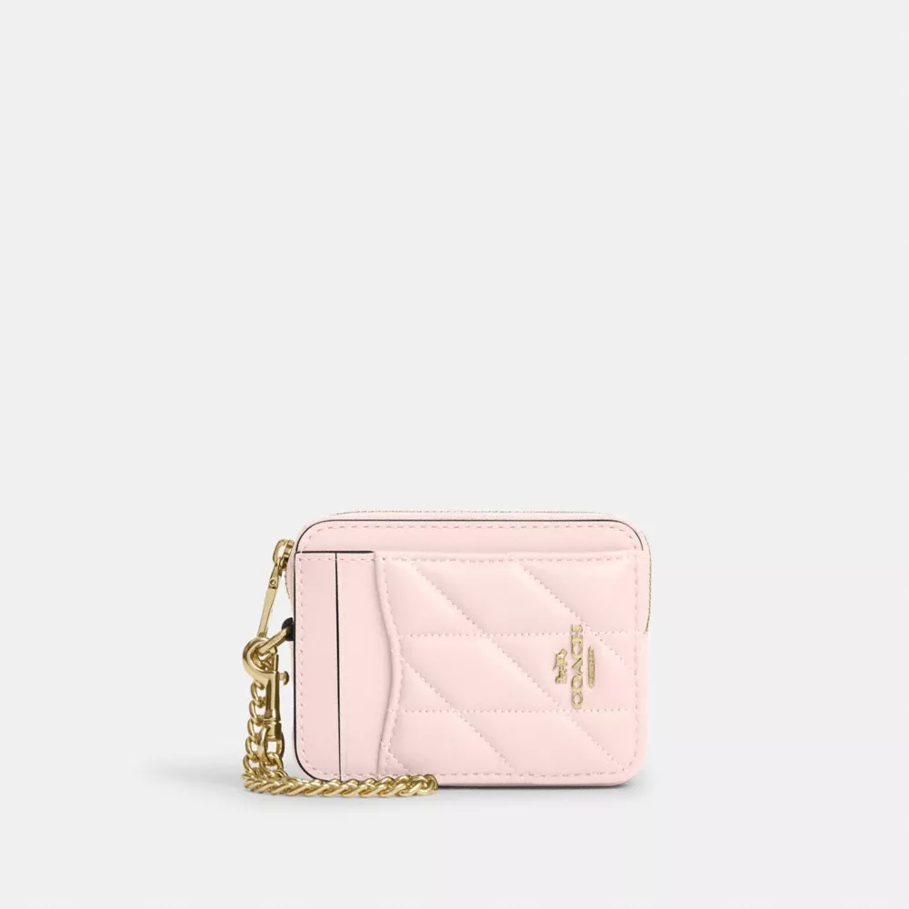 Zip Card Case With Quilting