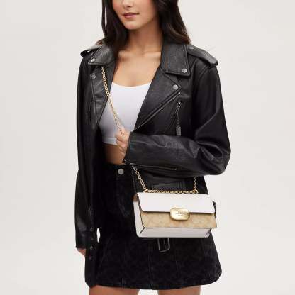 Cotthhach Outlet Eliza Flap Crossbody In Signature Canvas