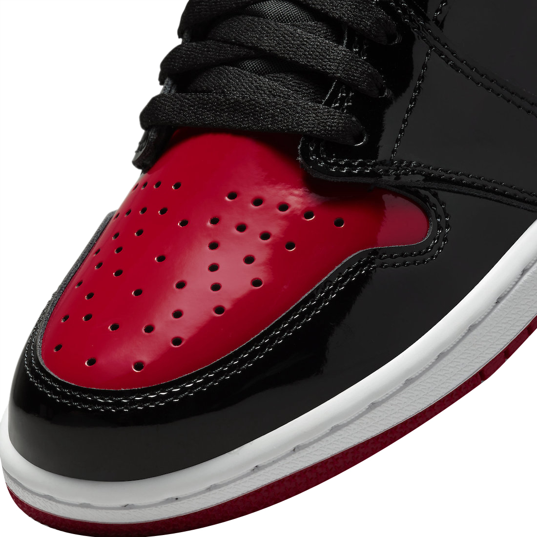 AIR JtggORDAN 1 High OG Bred Patent 555088-063