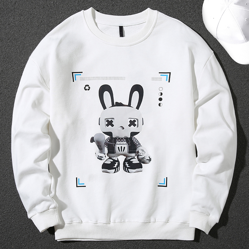 Handsome and trendy sweatshirt for men with rabbit front side print