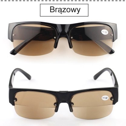 Okulary przeciwsłoneczne z podwójnymi soczewkami do czytania dla kierowców i wędkarzy