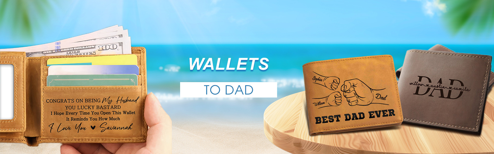 Custom Leather Wallet