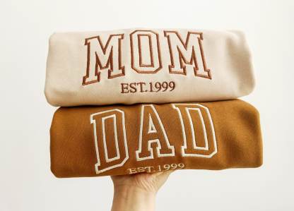 Custom Mama  Embroidery Sweatshirt With Kid's Name Mother's Day