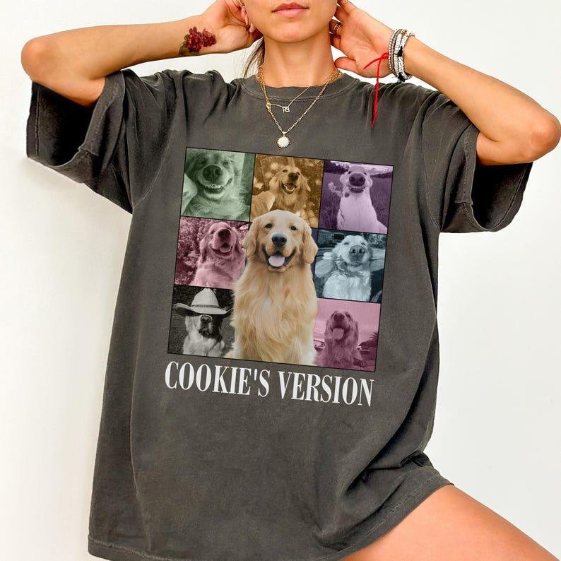 Custom Cookie Edition Pet Photo Comfort Color Shirt