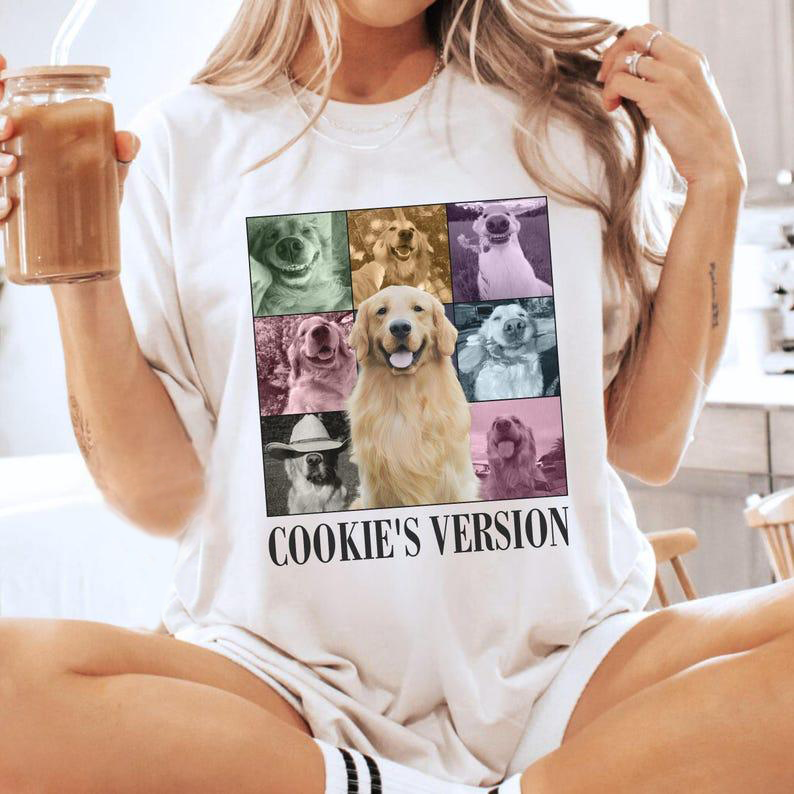 Custom Cookie Edition Pet Photo Comfort Color Shirt