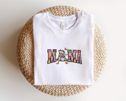 Custom Embroidered Mama Pooh Bear Shirt