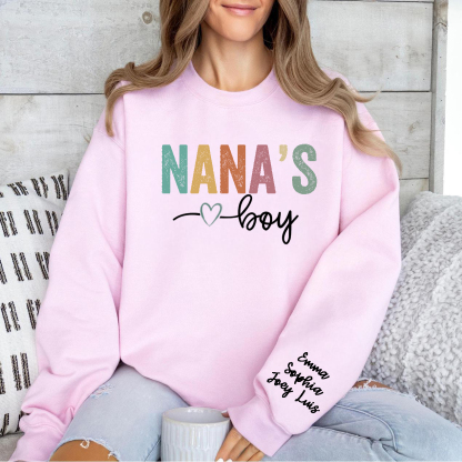 Personalized Mama's Boy/Girl Sweatshirt For Mother's Day