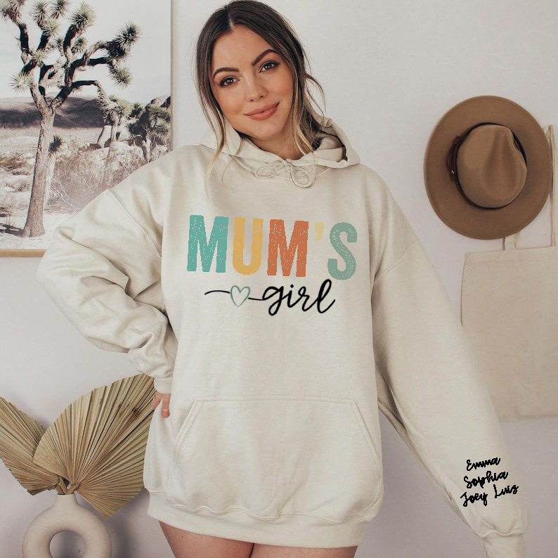 Personalized Mama's Boy/Girl Sweatshirt For Mother's Day