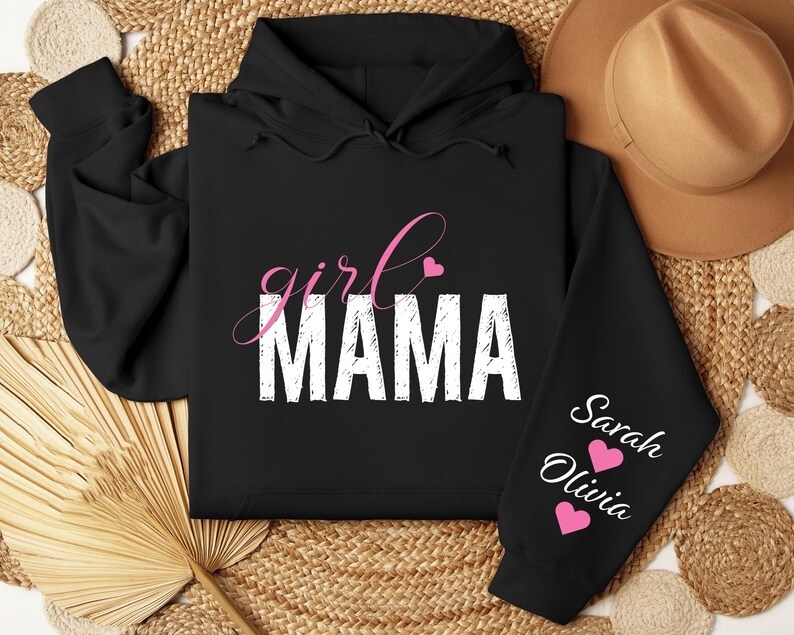Custom Boy Mom Girl Mom Sweatshirt Mom Birthday Gift