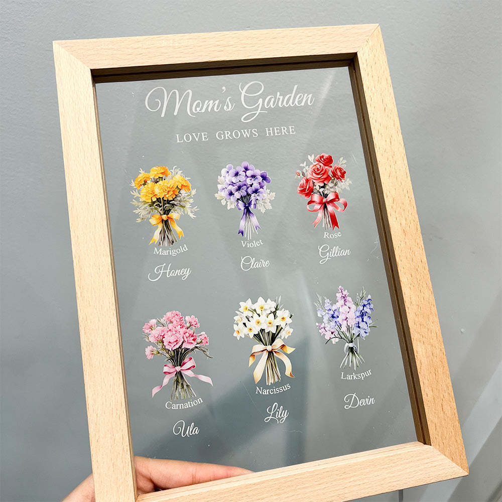 Personalized Birthday Month Bouquet Customized Led Lights - Gifts for 