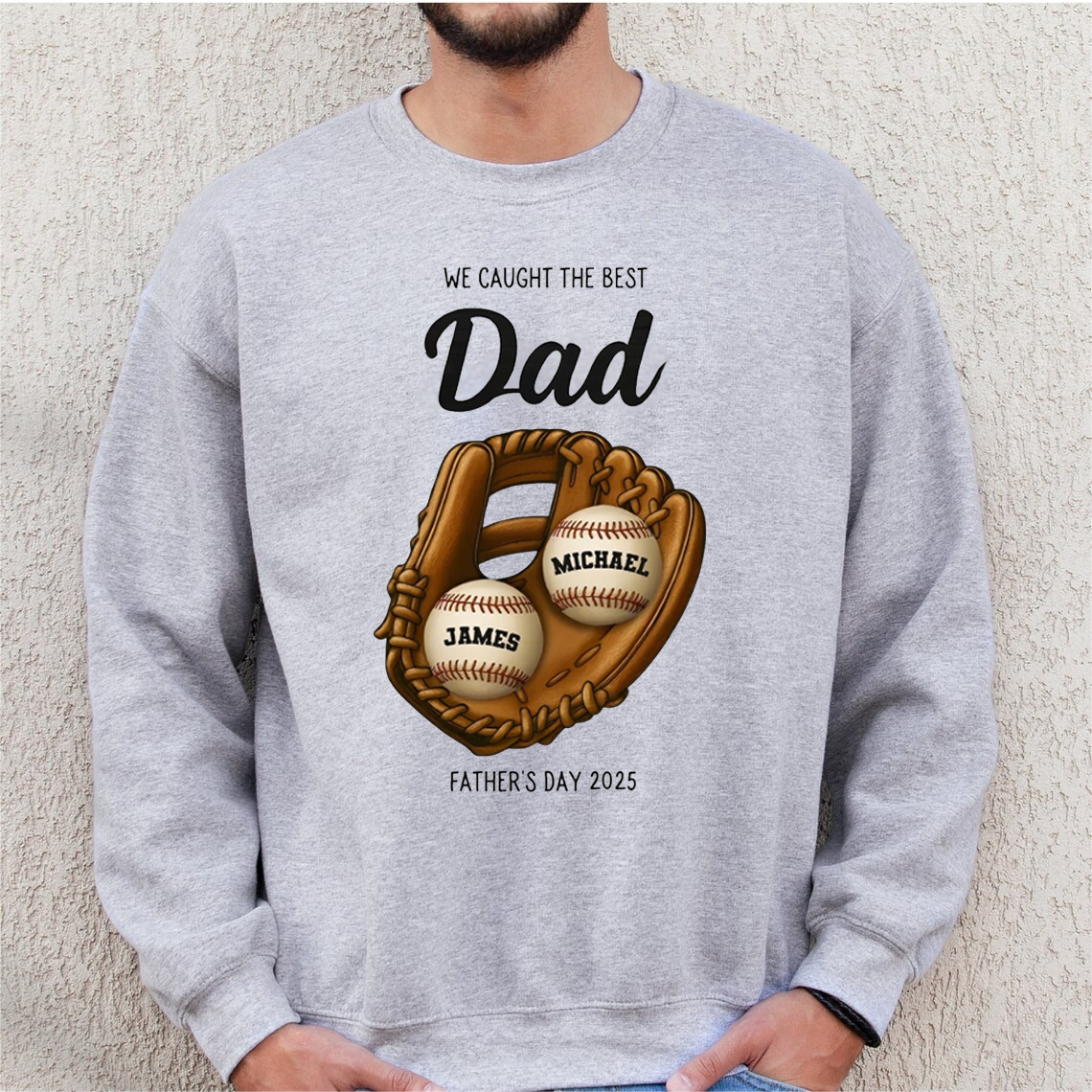 Custom 'We Caught the Best One' Sports Shirt - Perfect Father's Day Gift for Dad