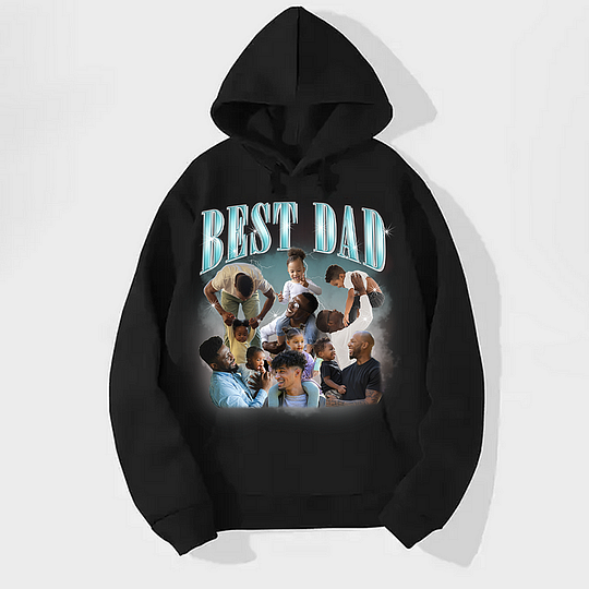 Proud Daddy's Kid! Personalized Retro Rap Tee-Unique Father's Day Present