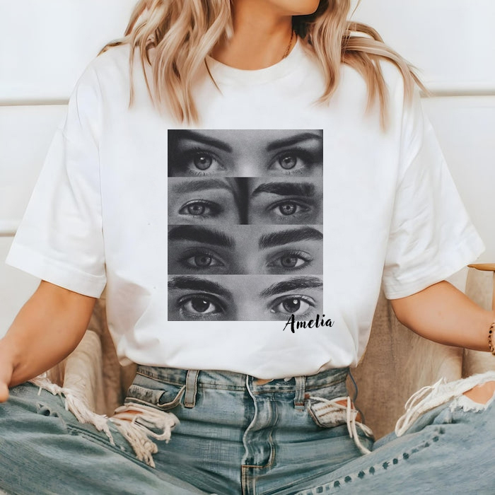 Customized I'm Watching Your Eyes Shirt, Girlfriend Eyes Shirt