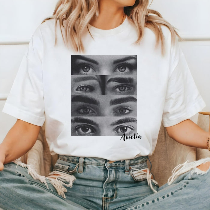 Customized I'm Watching Your Eyes Shirt, Girlfriend Eyes Shirt