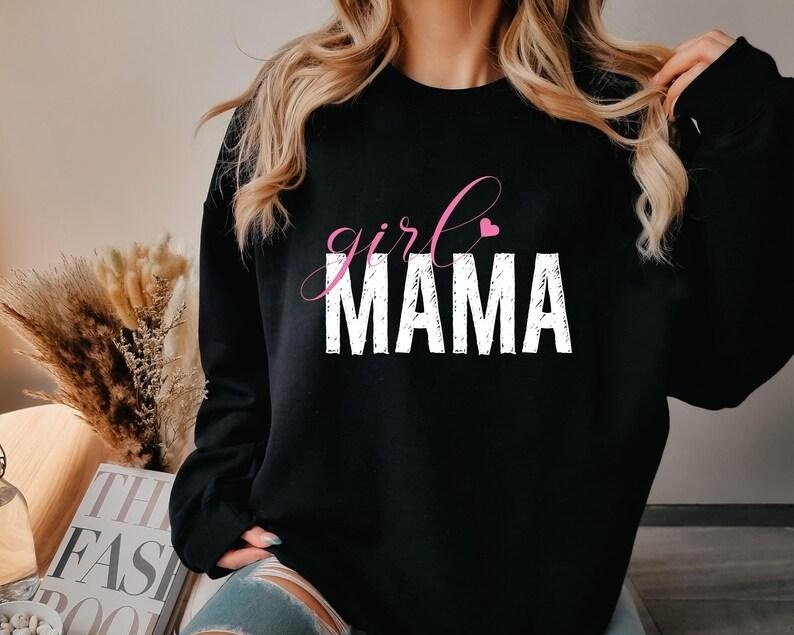 Custom Boy Mom Girl Mom Sweatshirt Mom Birthday Gift