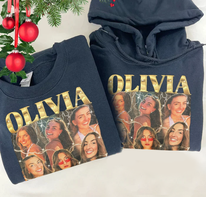 Custom Vintage Couple Photo Tee