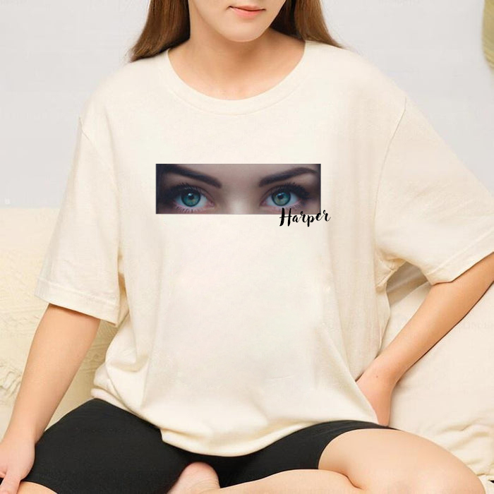 Customized I'm Watching Your Eyes Shirt, Girlfriend Eyes Shirt