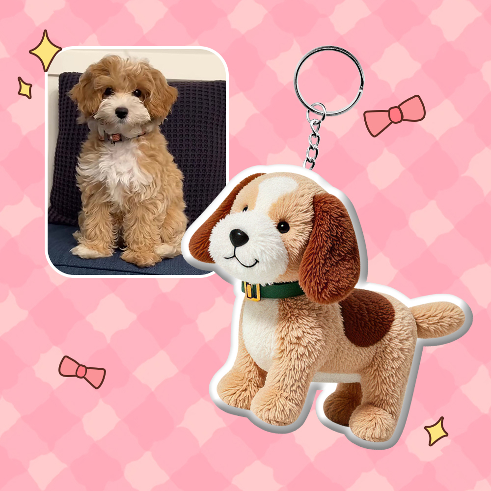 Personalized Photo Plush Doll Keychain Mini Me Plush Keychain Gifts for BFF
