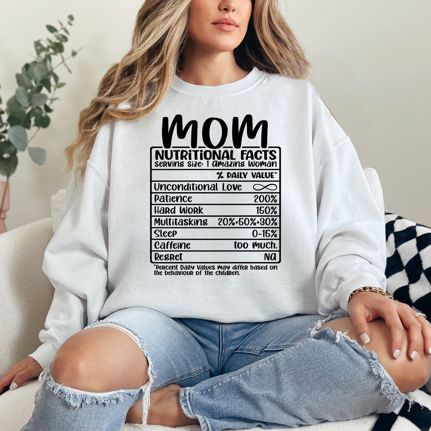 Custom Funny Mom Sweatshirt, Cute Mother's Day Gift
