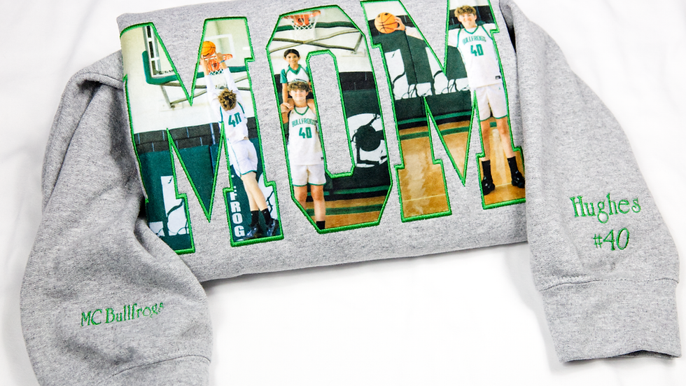 Custom Image Embroidered Sweatshirt