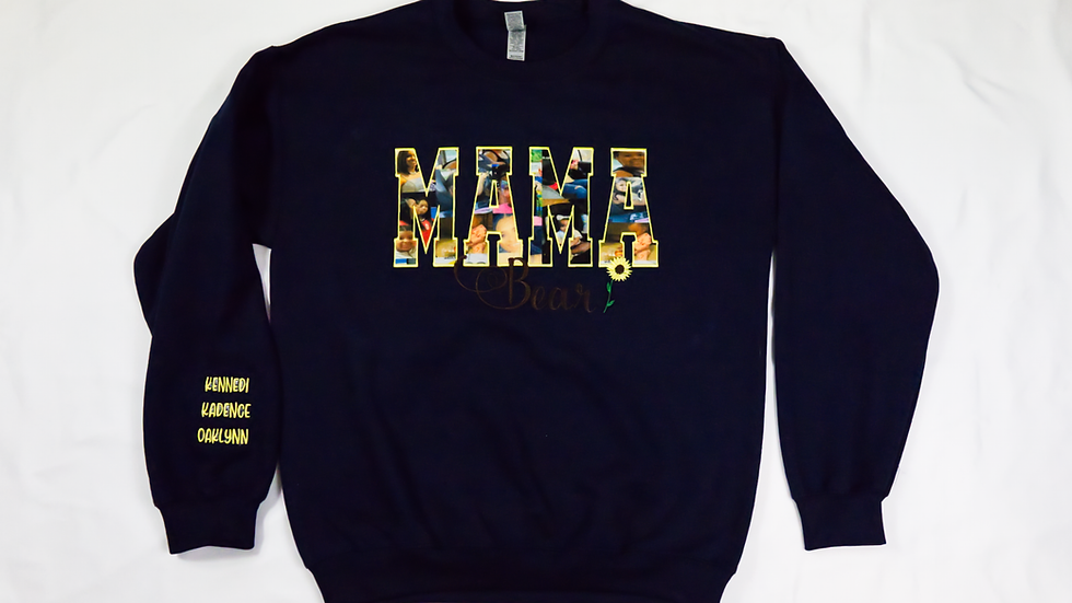 Custom Image Embroidered Sweatshirt