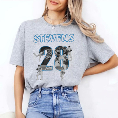 Custom Photo Collage Graphic Tee, Gifts For Sports Lover