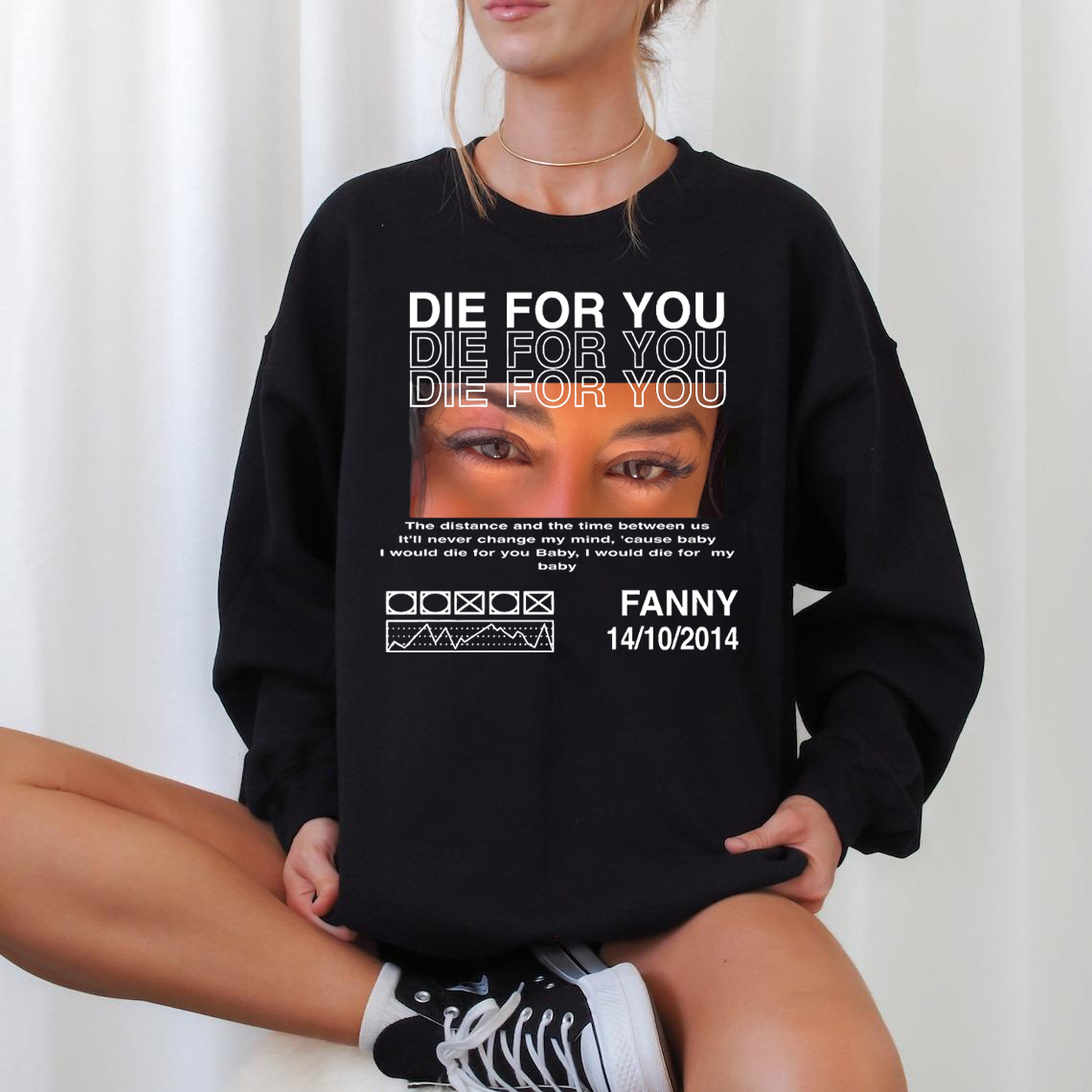 Customized Eye Photo Retro Tee, The Best Choice For Commemorative Gifts