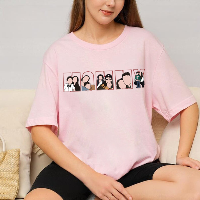 Custom Hand Painted Color Silhouette Sweatshirt Father's Day Gift, Gift For Dad, Grandpa