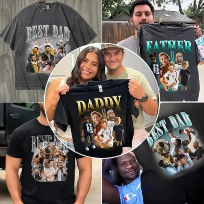 Proud Daddy's Kid! Personalized Retro Rap Tee-Unique Father's Day Present