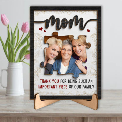 Personalized Upload Picture Frame Thank You For Being Such An Important Piece Of Our Family