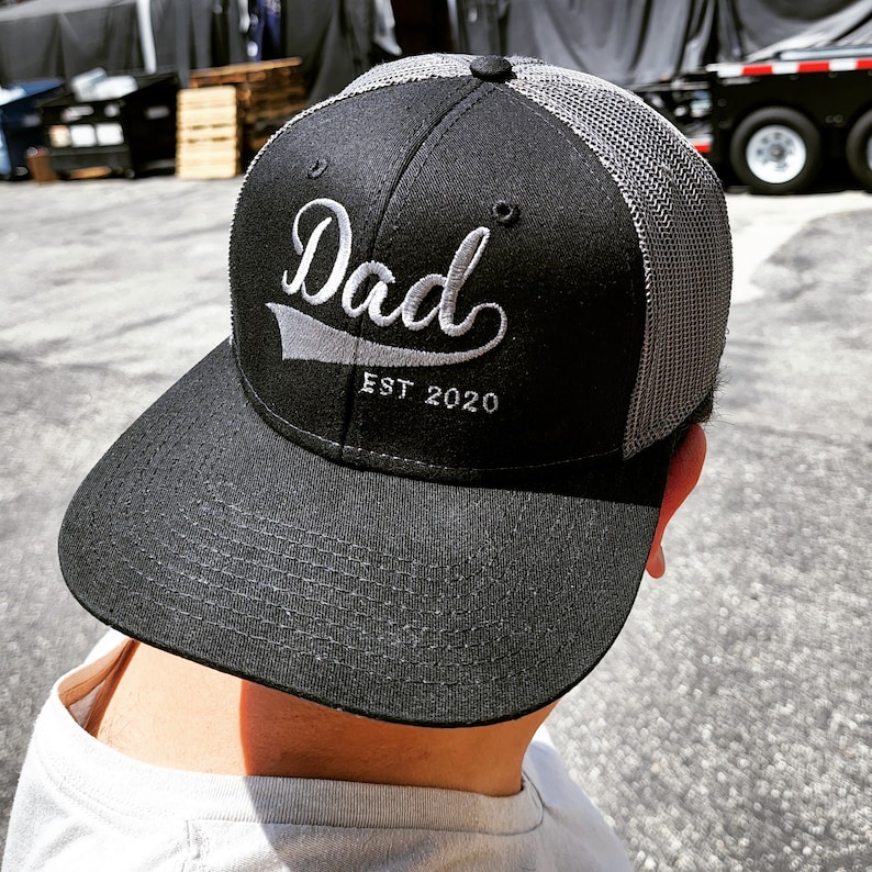 Dad Hat Embroidered, Dad Snapback Hat, Dad Est Hat, Fathers Day Hat, Fathers Day Gift, Personalized Dad Hat, Custom Dad Hat