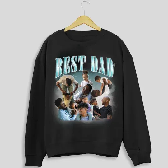 Proud Daddy's Kid! Personalized Retro Rap Tee-Unique Father's Day Present