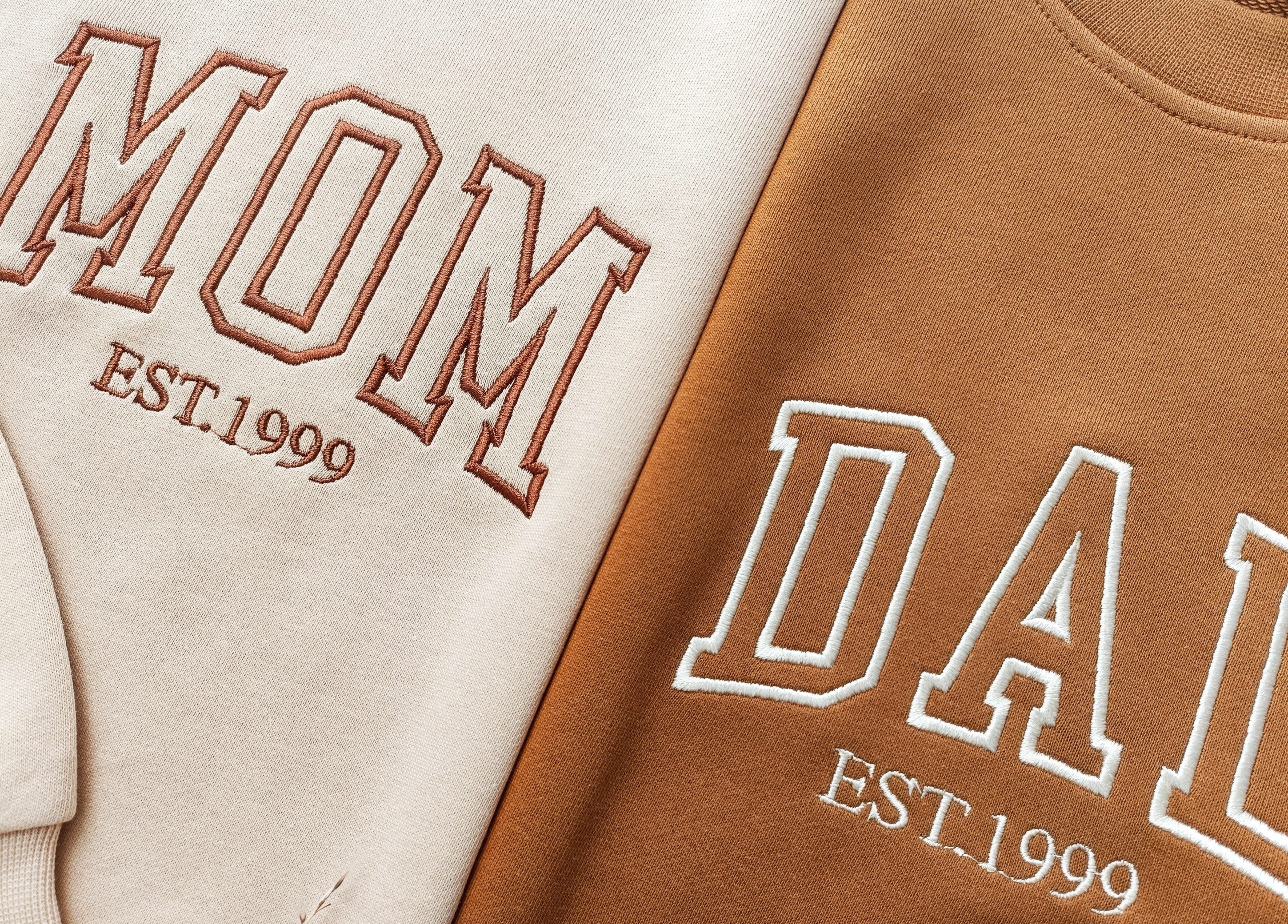 Custom Mama  Embroidery Sweatshirt With Kid's Name Mother's Day
