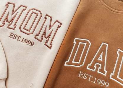 Custom Mama  Embroidery Sweatshirt With Kid's Name Mother's Day