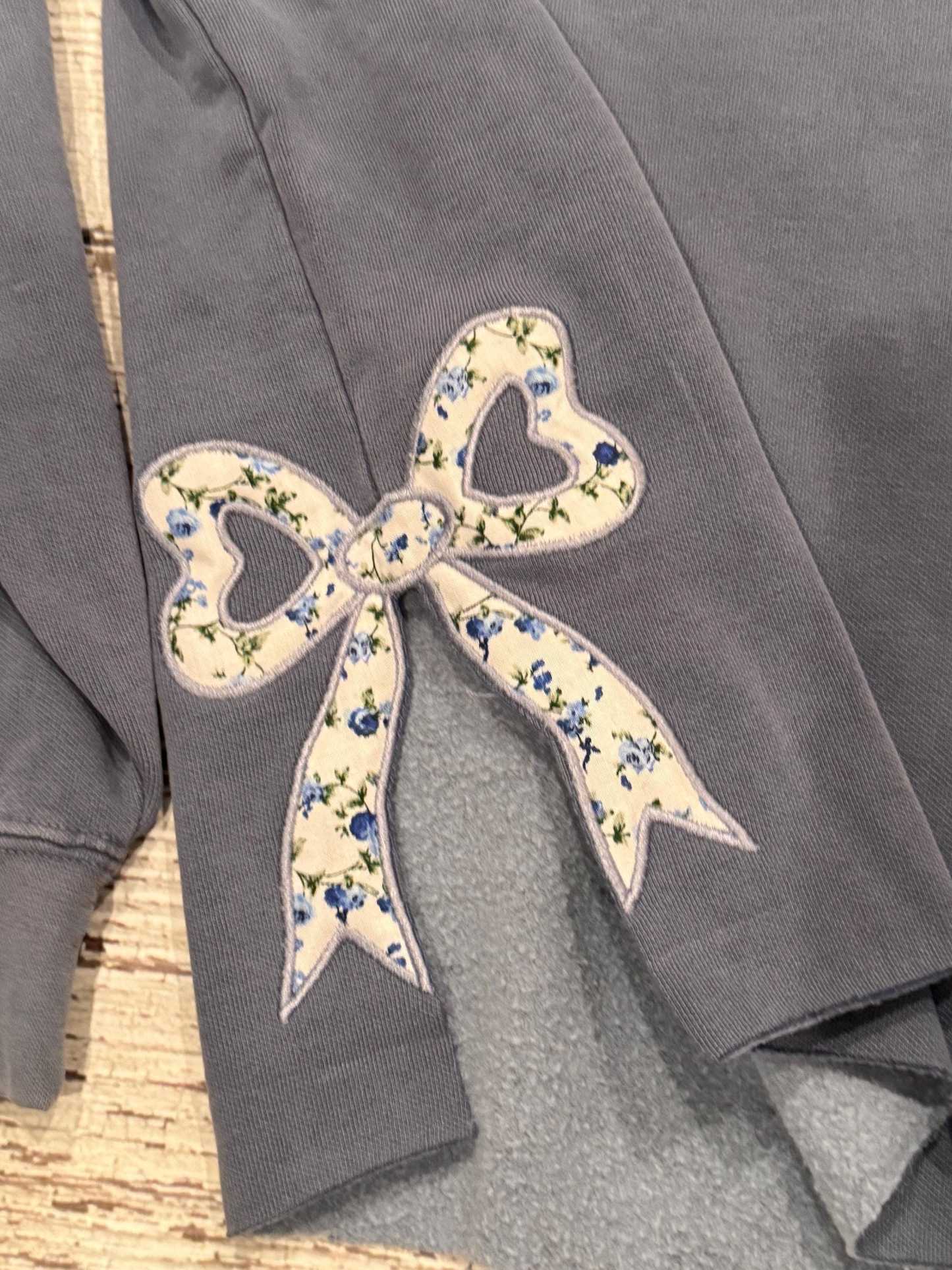 Mama Sweatshirt Side Bow Mother’s Day Sweatshirt Cut-Out Coquette Bow Pullover