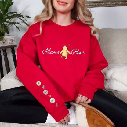 Custom Mama Bear Mother's Day Sweatshirt With Kids Names