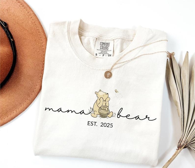 Personalized Mama Bear Sweatshirt/Hoodie With Est Year, Gift For Mom