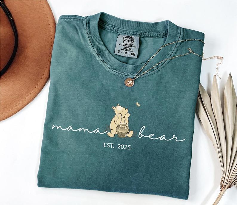 Personalized Mama Bear Sweatshirt/Hoodie With Est Year, Gift For Mom