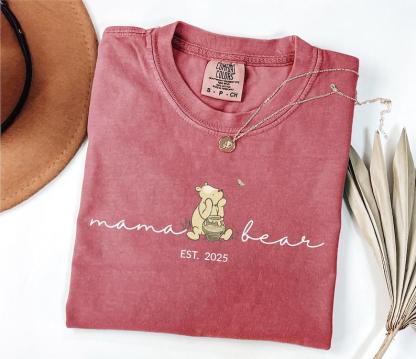 Personalized Mama Bear Sweatshirt/Hoodie With Est Year, Gift For Mom