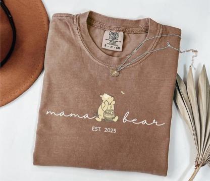 Personalized Mama Bear Sweatshirt/Hoodie With Est Year, Gift For Mom