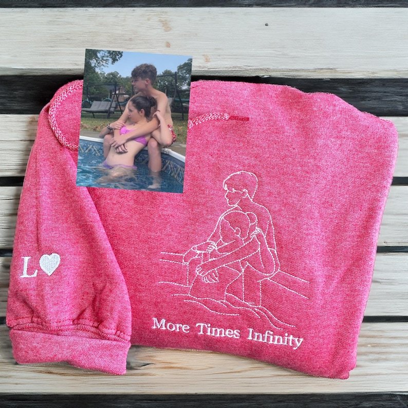 Custom Embroidered Family Photo Portrait Sweatshirt/Hoodie/T-shirt