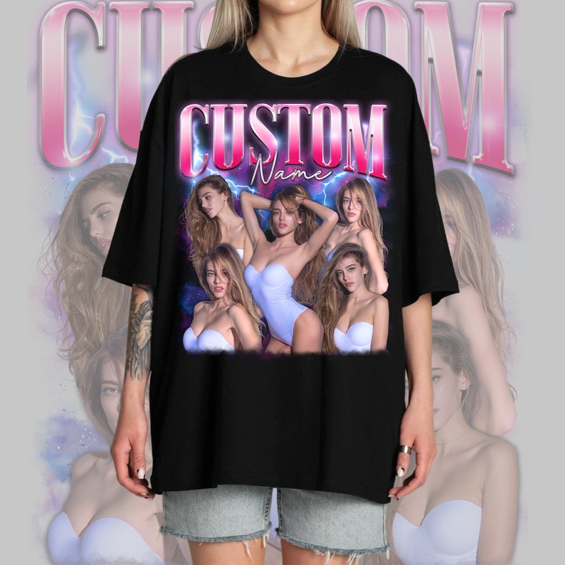 Custom Vintage Style Sexy Photos Shirt-Gift For Boyfriend/Girlfriend