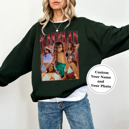 Custom Vintage Style Sexy Photos Shirt-Gift For Boyfriend/Girlfriend