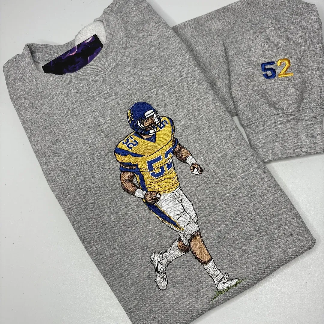 Custom Detailed Embroidered Portrait Sweatshirt & Hoodie 