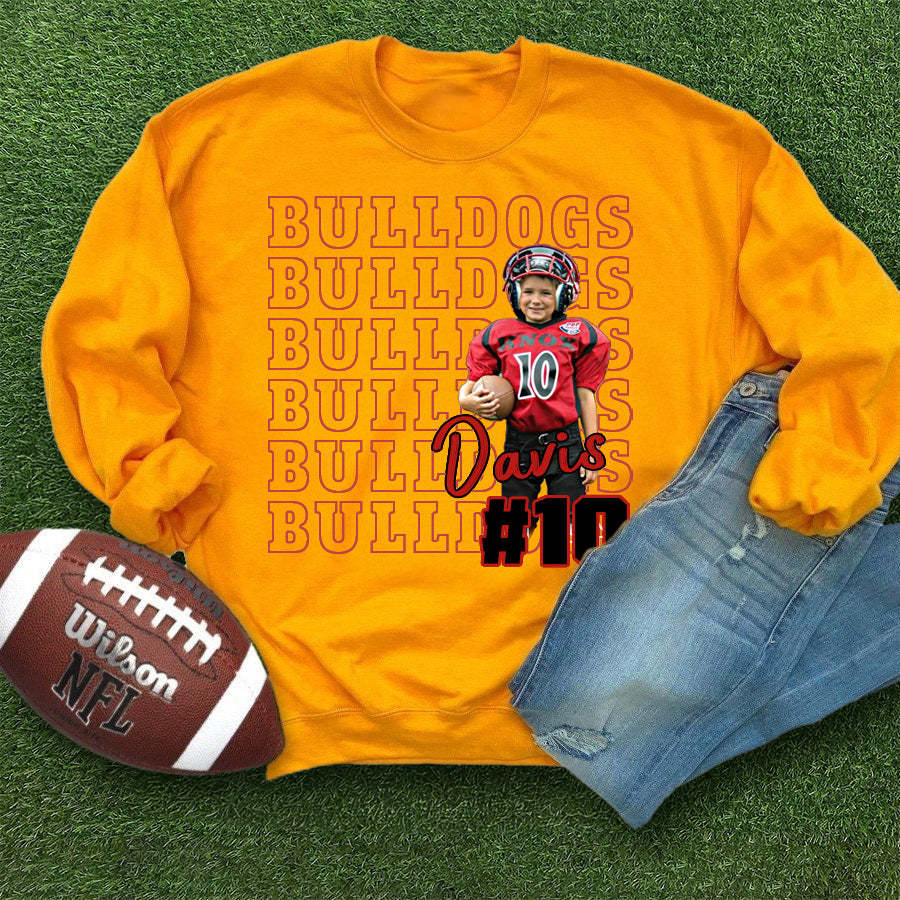 Custom Game Day Sports Personalized Shirt, Custom Photo Football Shirt