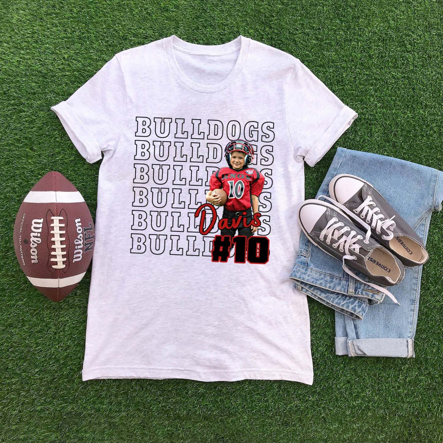 Custom Game Day Sports Personalized Shirt, Custom Photo Football Shirt