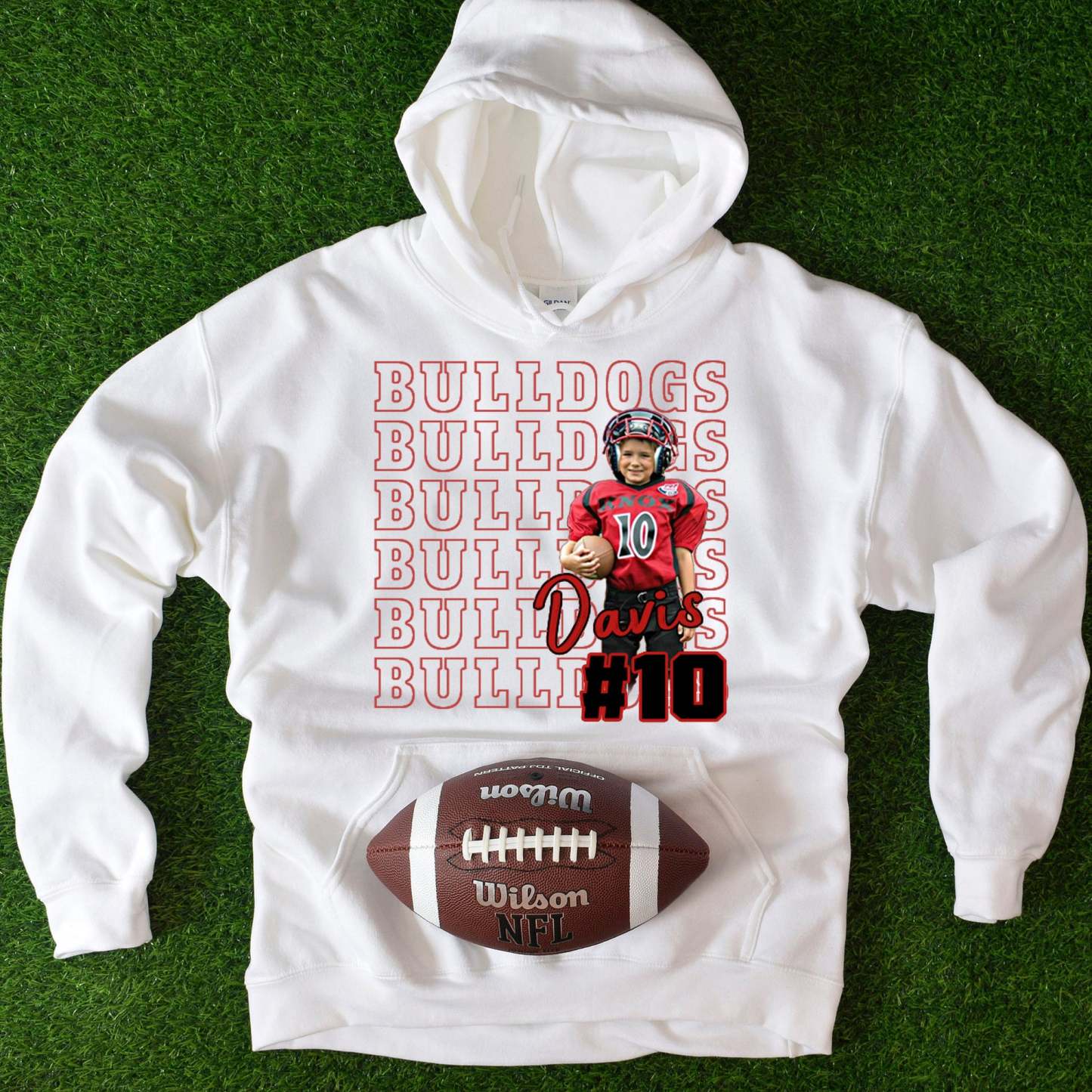 Custom Game Day Sports Personalized Shirt, Custom Photo Football Shirt