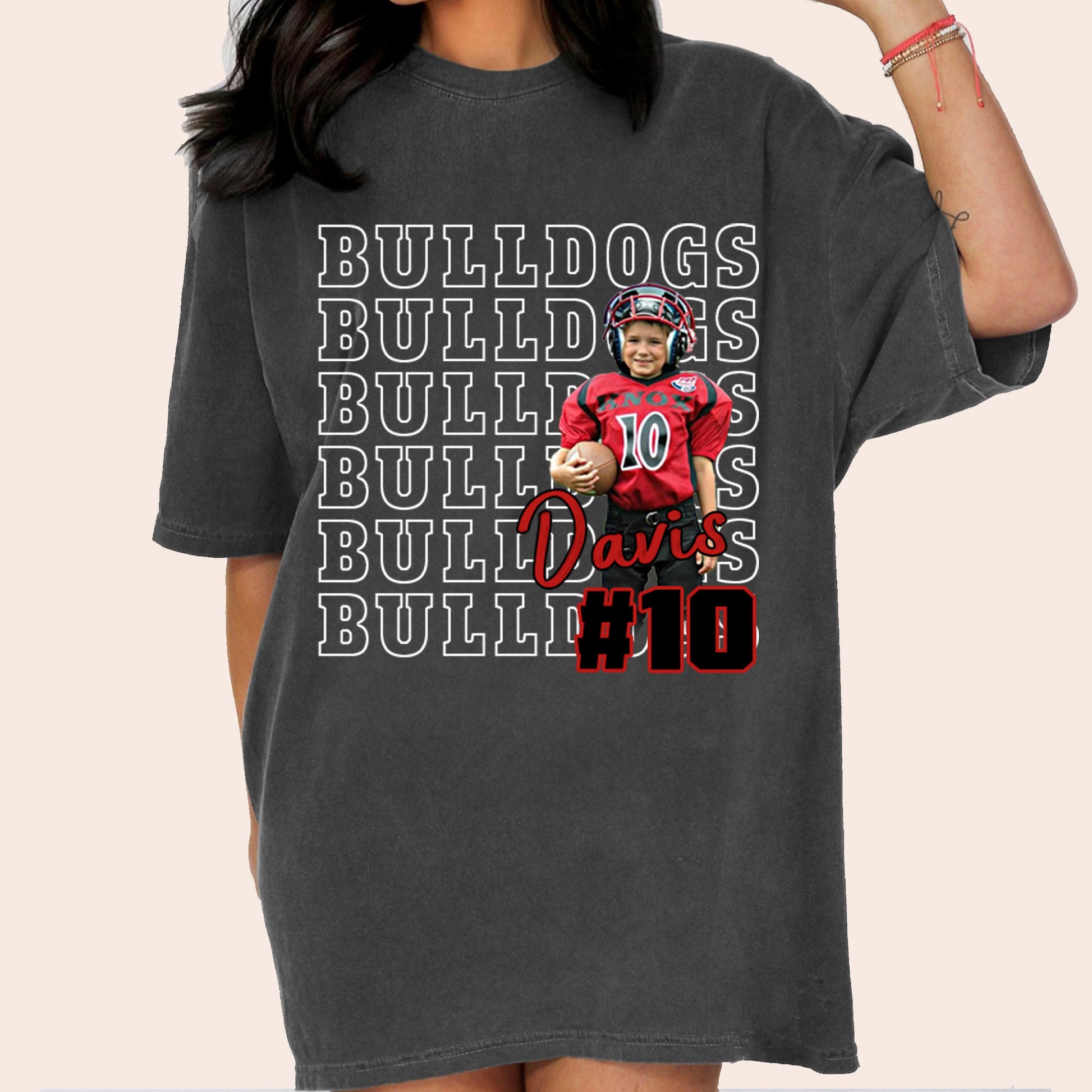 Custom Game Day Sports Personalized Shirt, Custom Photo Football Shirt
