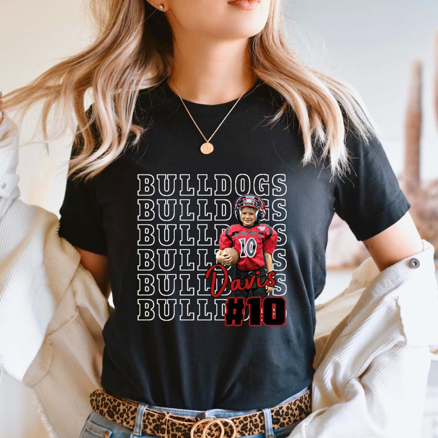 Custom Game Day Sports Personalized Shirt, Custom Photo Football Shirt